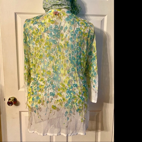 2x Ruby Road pale green camouflage cardigan - Picture 4 of 7